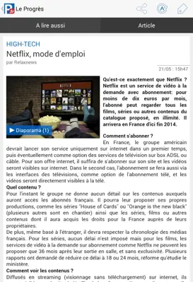 Le Progrès android App screenshot 1